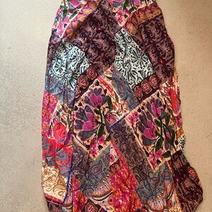 NATURAL LIFE Floral Patchwork Skirt